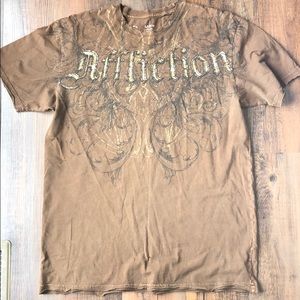 Men’s Affliction Tee, Size Large